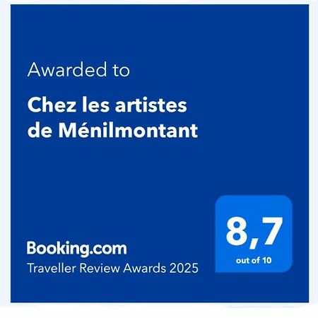Chez Les Artistes De Menilmontant Apartment Paris Exterior photo