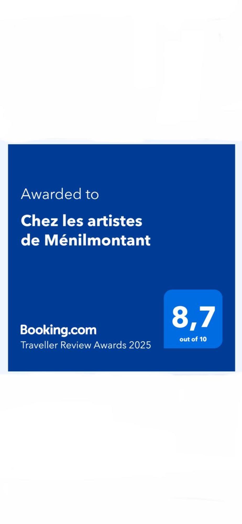 Chez Les Artistes De Menilmontant Apartment Paris Exterior photo